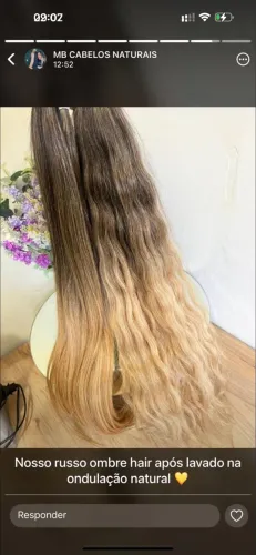 Cabelo vietnamita mesclado