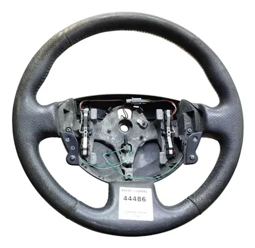 Volante Direção Botoes Megane Grand Tour 2008 2012 Detalhes Preta