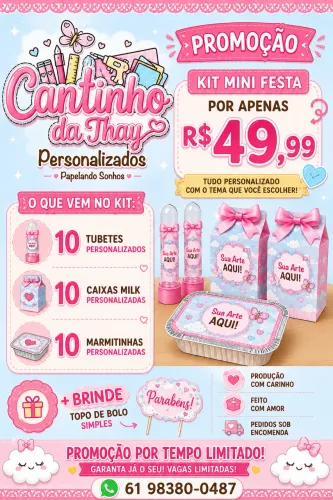 Personalizados para sua festa!