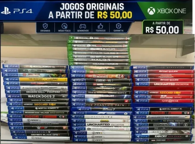 Jogos Originais Xbox One/Ps4/Ps5 Semi Novo