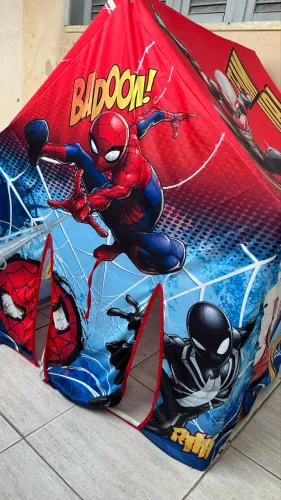 Cabana/tenda infantil homem-aranha