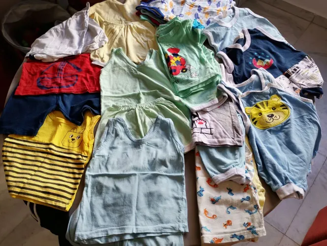 Lote roupinhas e sapatinhos para bebê