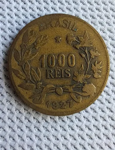 Moeda 1000 Reis 1927