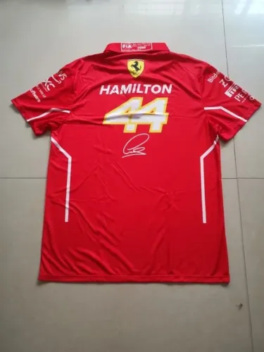 Camisa Fórmula 1 Lewis Hamilton Ferrari 