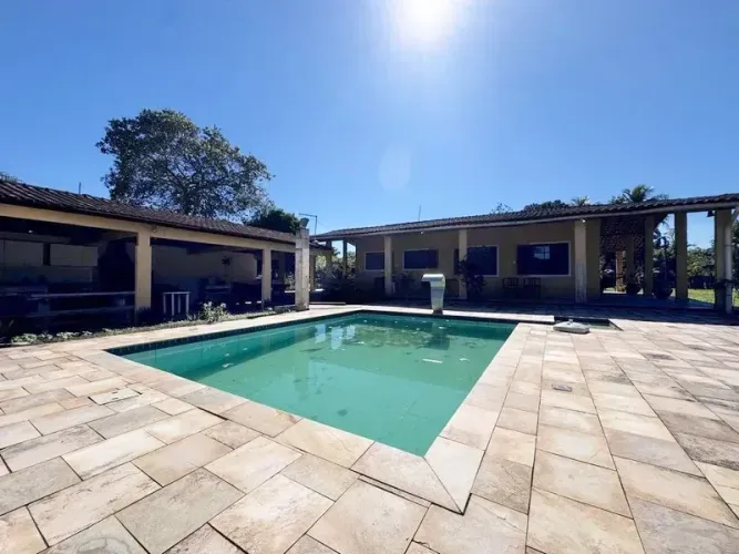 Barrozo Imóveis - Sítio a venda com 6.100 m² com piscina, plano.