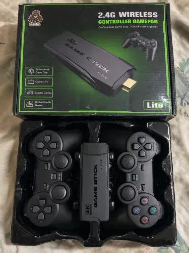 Game Stick 4K Retrô 10.000 Jogos - excelente e NOVO