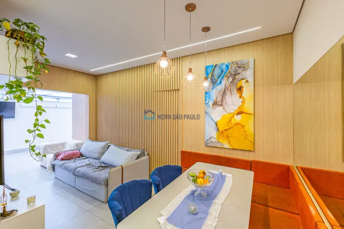 Apartamento com quintal, localização, 8 min. a pé do metro Tamanduateí, prox. Hospital Mon