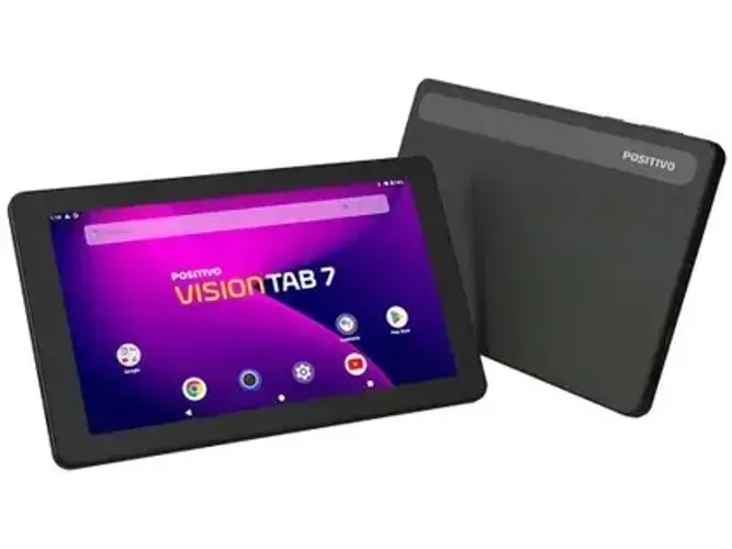Tablet Positivo Vision Tab 7 3GB RAM 7" Android 14 GO Octa Core 64GB Wi-Fi - 110V