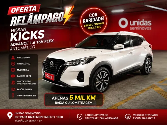 Nissan Kicks Play Sense 1.6 16V Flex Aut. 2025