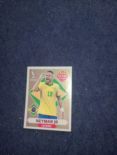 Figurinha Extra Neymar Ouro