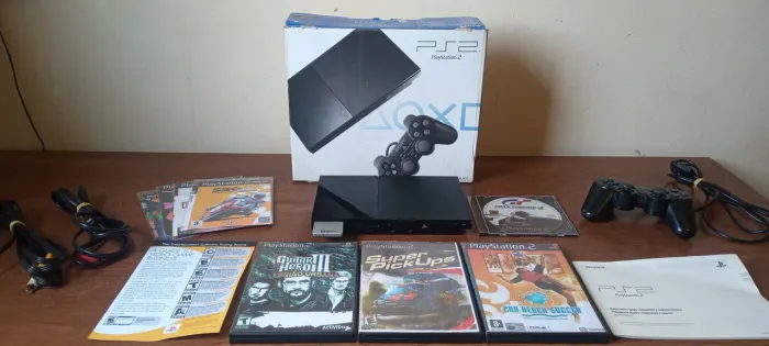 PLAY 2 SLIM COMPLETO NA CAIXA C/ NF - GRAN TURISMO 4 ORIGINAL 