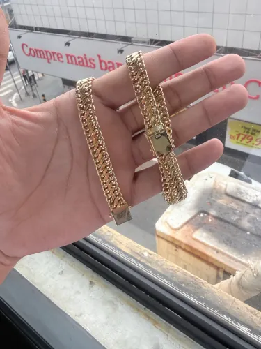 Pulseira Lacraia,Ouro 18/750,20cm.