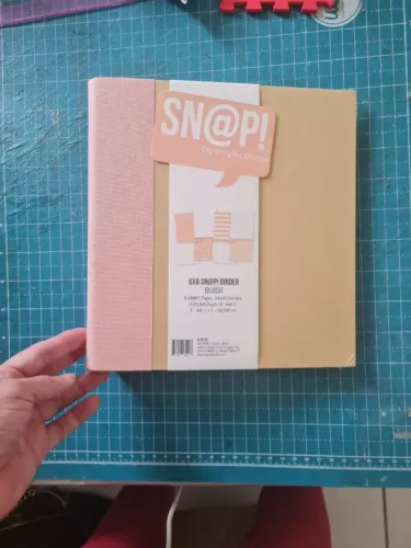 álbum snap binder para scrapbook