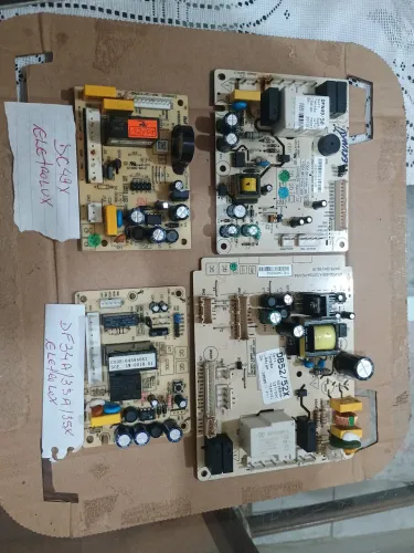LOTE (04 PCS)PLACA POTÊNCIA GELADEIRA ELETROLUX (VER DESCRIÇÃO)