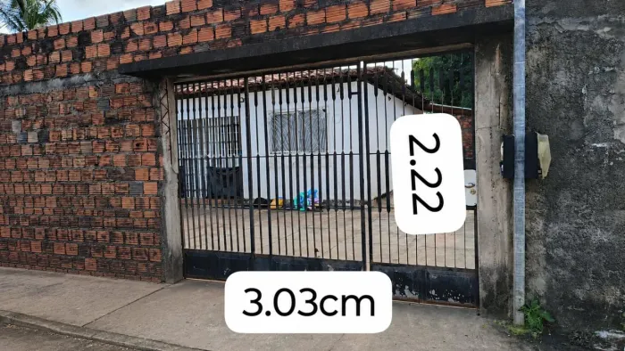 Vendo portão de ferro de correr