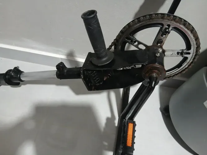 Pedal caseiro para caiaque