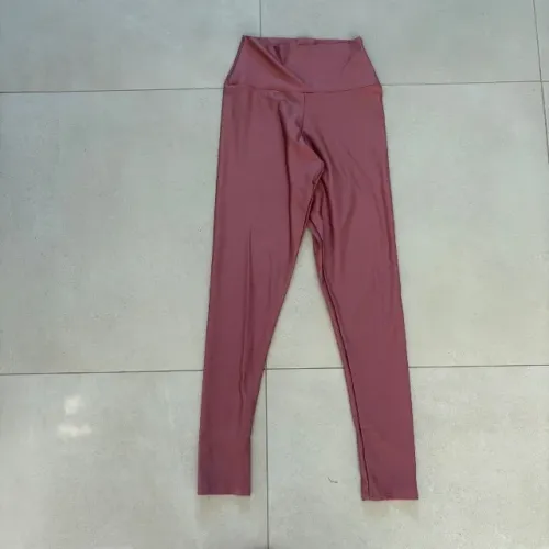 calça legging live rosa metalizada