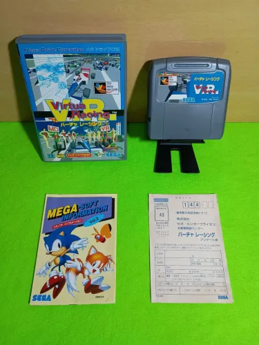Virtua Racing Mega Drive Original Japonês Sega Genesis tectoy 16 bits na caixa oficial
