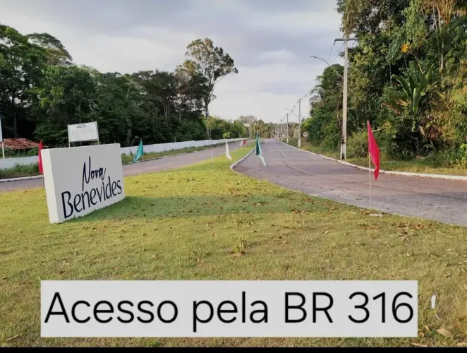 Lote Nova Benevides - Repasse - Na principal proximo do lago e da Br 316