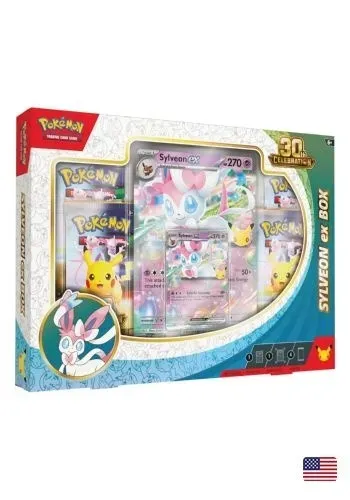 Box - Celebração de 30 Anos - Sylveon ex Inglês