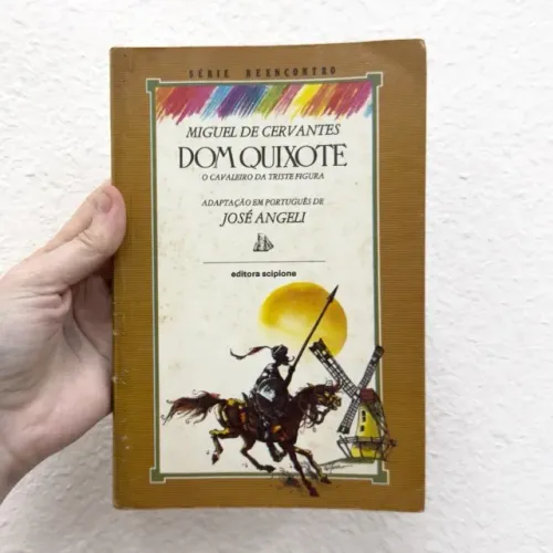 Livro Dom Quixote - Série Reencontro - Miguel de Cervantes | Brechó | Desapego | Sebo