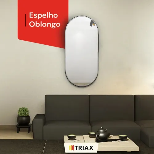 Espelho oblongo