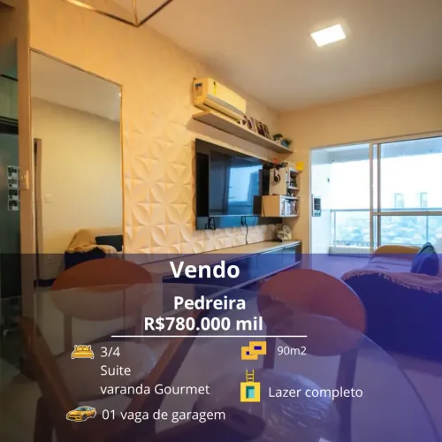 Apartamento Totalmente Nascente à Venda na Pedreira Conforto, Lazer Complet