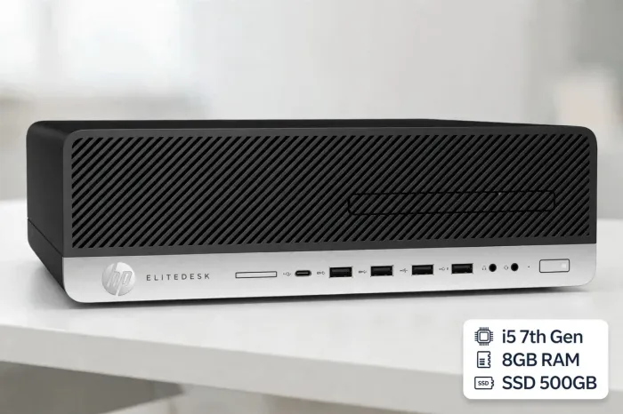 PC HP i5-7500 8GB RAM SSD 500GB