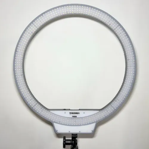 NOVO - Iluminador Ringlight Yongnuo YN608 Led Tripe Bateria Camera Foto Video Filmagem NF