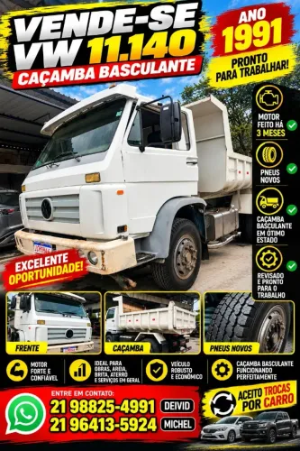 CAMINHÃO CAÇAMBA - PRONTO TRABALHAR