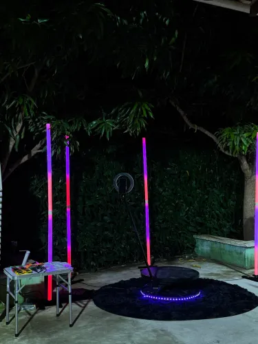 Plataforma Giratória 360 + Leds personalizados 