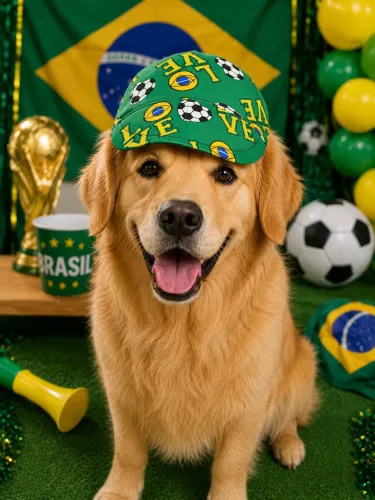 Chapéu pet Brasil 