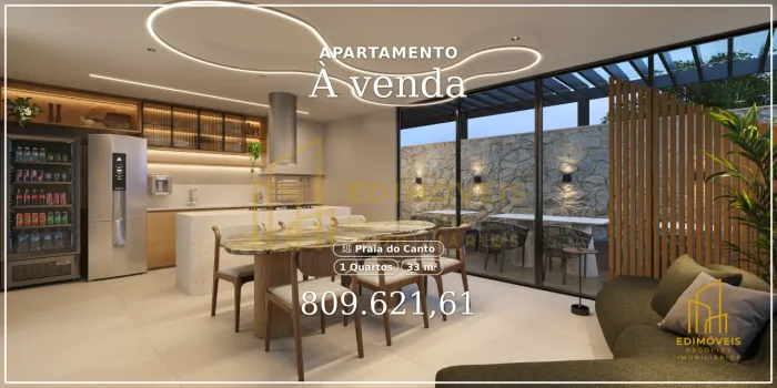 Seu Novo Lar: Apartamento 1 Quarto no Praia do Canto