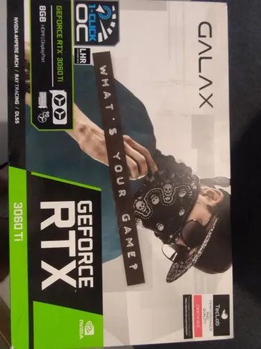 Placa de vídeo geforce rtx 3060 ti Galaxy 