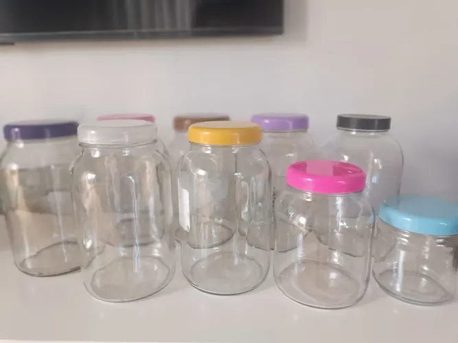 Vendo potes de vidro para mantimentos 3 litros