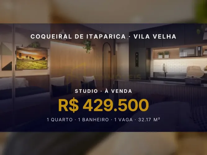 Exclusivo studio em Coqueiral de Itaparica, perfeito para investimento e locação