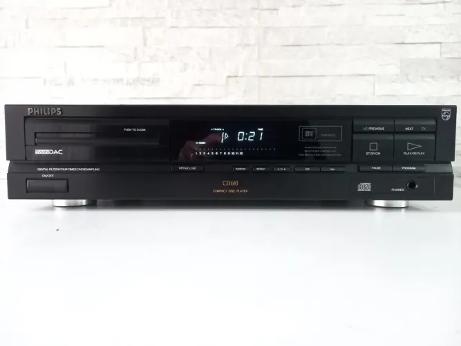 CD Player Philips CD610, LINDO!!!!!, funcionando perfeitamente.