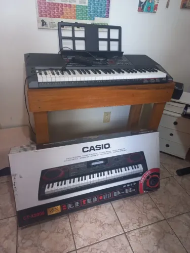 Teclado musical Casio Ctx5000 Black (Pouqíssimo uso)