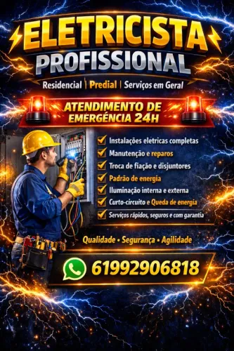 ?Eletricista Profissional serviços em geral 