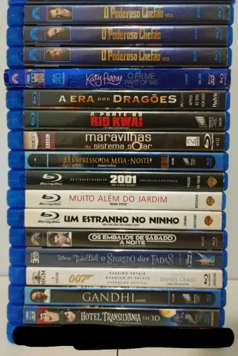 Filmes em blu-ray clássicos e cults. Preços na descrição.