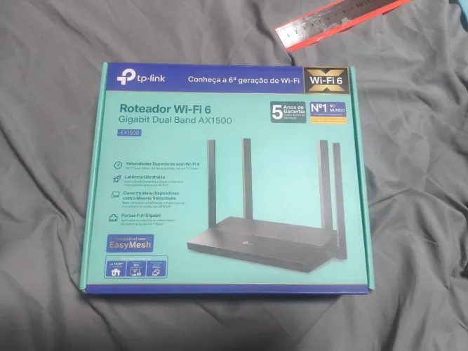 Tp-link Ex1500 Roteador Wifi6 Ax1500 Gigabit Banda Dupla