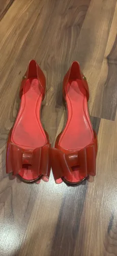  sapatilha peep toe Melissa Seduce (da linha Mel Dreamed by Melissa / Adulto)