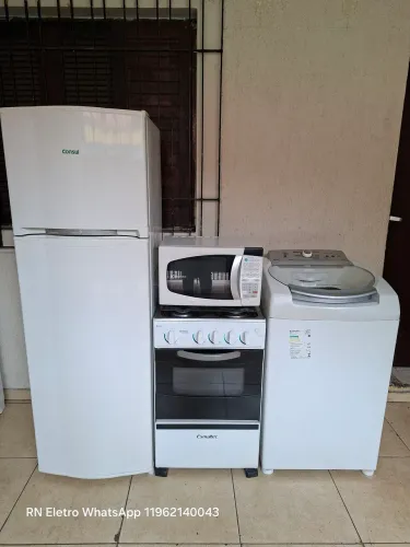 Geladeira + Fogão + Máquina de lavar + Micro-ondas - Guarulhos SP