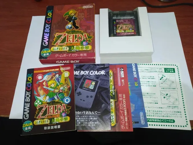 Zelda: Oracle of Seasons - CIB, Completo - JAPONÊS