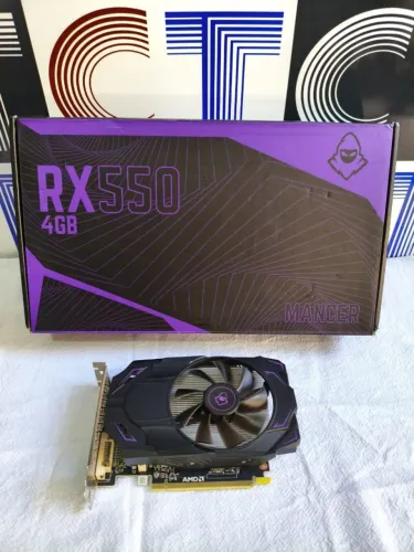Placa de vídeo RX 550 4gb Semi Nova *Entrego *parcelo