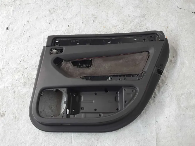 Forro Lateral Porta Traseira Direita Audi A8 D3 2003 A 2009 Preto
