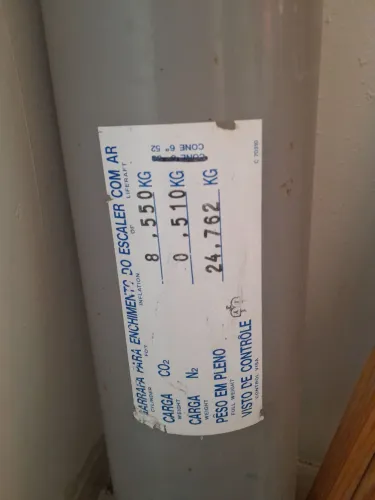 Cilindro Nitrogênio Refrigeração Completo C/ Regulador Alta Pressão