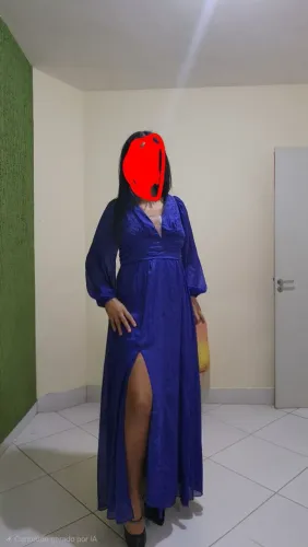 Vestido azul Royal 