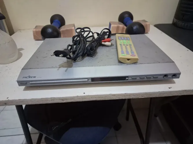 Aparelho DVD no estado 