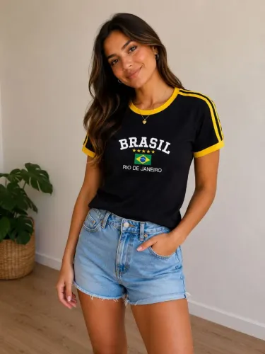 CAMISAS FEMININAS DO BRASIL 